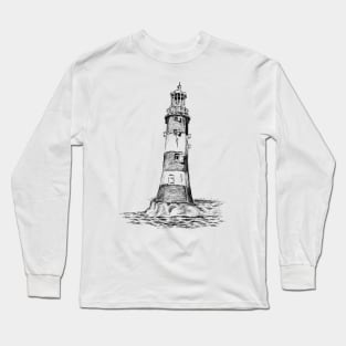 Lighthouse Illustration Long Sleeve T-Shirt